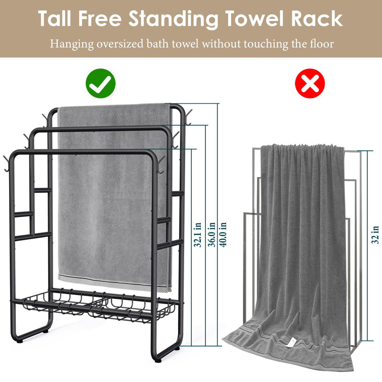 Portable towel online racks